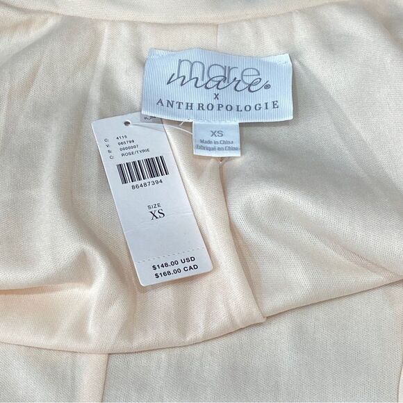 Anthropologie x Mare Mare Rose Gold Sequin Open Duster Sz XS NWT - Picture 10 of 16